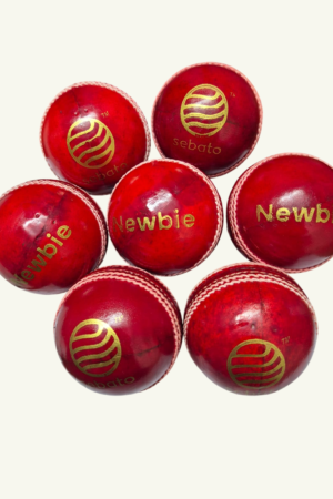 Sebato-Newbie: Leather Cricket Ball - Red