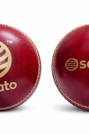Sebato-Newbie: Leather Cricket Ball - Red